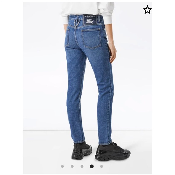 Burberry straight-leg mid-rise jeans - Picture 2 of 16
